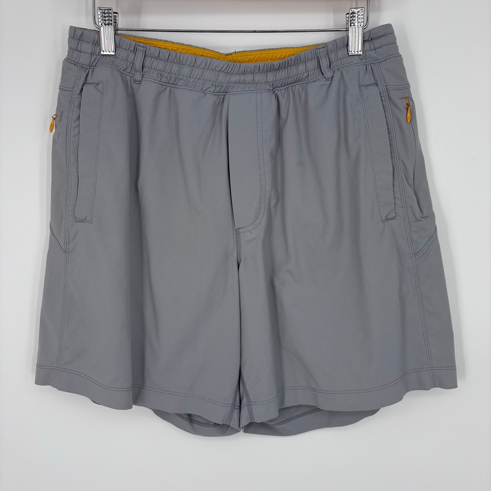 Birddogs Shorts Mens L Grey Classic Lined Gym Training Athletic Shorts 7" Inseam
